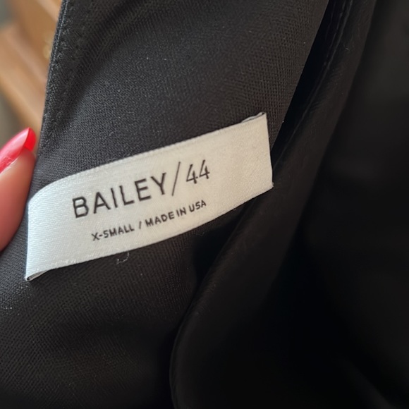NEW WITH TAGS XS BAILEY 44 Black off the shoulder dress - Picture 4 of 4